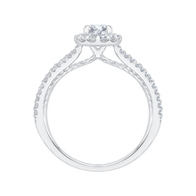 Load image into Gallery viewer, Spit Shank Diamond Engagement Ring Promezza PR0026EC-02W
