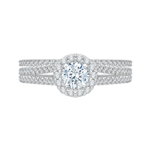 Load image into Gallery viewer, Spit Shank Diamond Engagement Ring Promezza PR0026EC-02W

