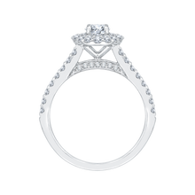 Load image into Gallery viewer, Double Halo Engagement Ring with Round cut Diamond Promezza PR0032EC-02W

