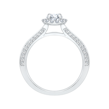 Load image into Gallery viewer, Cathedral Style Engagement Ring with Round Diamond Promezza PR0039EC-02W
