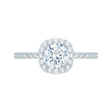 Load image into Gallery viewer, Round Diamond Halo Engagement Ring Promezza PR0067EC-02W
