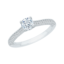 Load image into Gallery viewer, Cathedral Style Engagement Ring Promezza PR0068EC-02W
