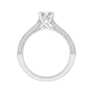 Cathedral Style Engagement Ring Promezza PR0068EC-02W