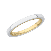 Load image into Gallery viewer, Plain White Gold Wedding Band Promezza PR0073B-WY
