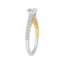 Load image into Gallery viewer, Round Cut Diamond Engagement Ring Promezza PR0087EC-44WY

