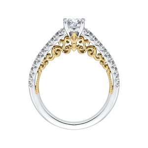 Round Cut Diamond Engagement Ring Promezza PR0087EC-44WY
