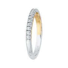 Load image into Gallery viewer, Two Tone Gold Round Diamond Wedding Band Promezza PR0097BH-44WY

