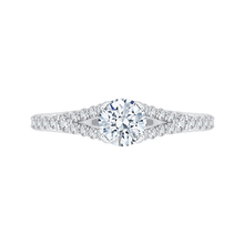 Load image into Gallery viewer, Split Shank Diamond Engagement Ring Promezza PR0118ECH-44W-.50
