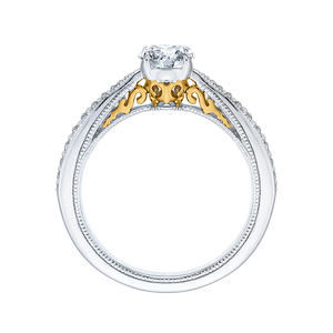 Round Diamond Engagement Ring Promezza PR0124ECH-44WY-.50
