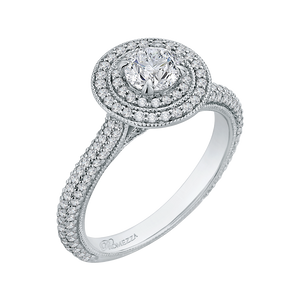 Round Diamond Engagement Ring Promezza PR0126ECQ-44W-.50