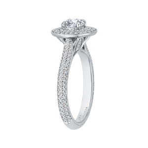 Round Diamond Engagement Ring Promezza PR0126ECQ-44W-.50