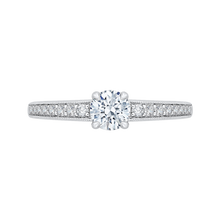 Load image into Gallery viewer, Yellow and White Gold Round Diamond Engagement Ring Promezza PR0149ECH-44WY-.50
