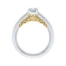 Load image into Gallery viewer, Yellow and White Gold Round Diamond Engagement Ring Promezza PR0149ECH-44WY-.50

