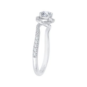 Round Diamond Engagement Ring Promezza PR0160ECH-44W-.50