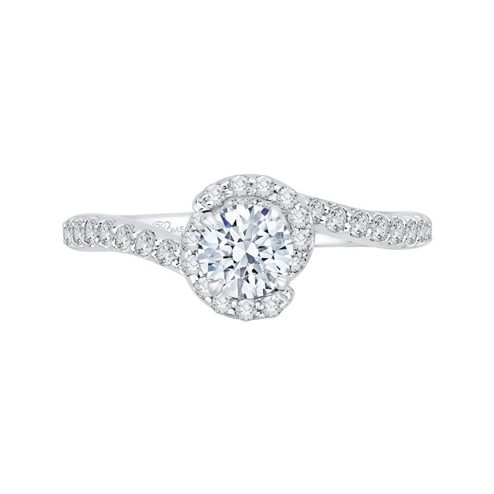 Round Diamond Engagement Ring Promezza PR0160ECH-44W-.50