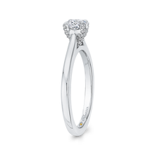 Load image into Gallery viewer, Plain Shank Round Diamond Engagement Ring Promezza PR0172EC-44W-.33
