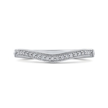 Load image into Gallery viewer, Curved Channel Set Diamond Wedding Band Promezza PR0175BH-44W-.75
