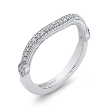 Load image into Gallery viewer, Curved Channel Set Diamond Wedding Band Promezza PR0175BH-44W-.75
