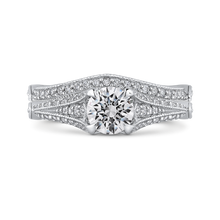 Load image into Gallery viewer, Vintage Engagement Ring with Round Cut Diamond Promezza PR0175ECH-44W.75
