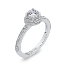 Load image into Gallery viewer, Engagement Ring with Round Diamond Promezza PR0177ECH-44W-.50
