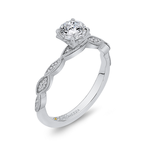 Round Diamond Engagement Ring Promezza PR0182ECH-44W-.50