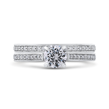 Load image into Gallery viewer, Classic Engagement Ring with Round Diamond Promezza PR0184ECQ-44W-.75
