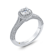 Load image into Gallery viewer, Split Shank Diamond Engagement Ring Promezza PR0185ECH-44W-.50
