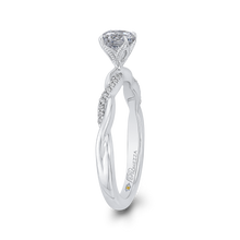 Load image into Gallery viewer, Crossover Shank Diamond Engagement Ring Promezza PR0197EC-44W-.50
