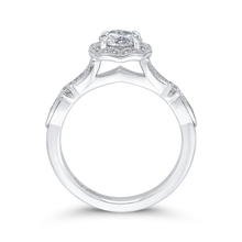 Load image into Gallery viewer, Round Diamond Halo Engagement Ring Promezza PR0198ECH-44W-.75
