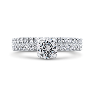 Diamond Engagement Ring in White Gold Promezza PR0200ECQ-44W-.75