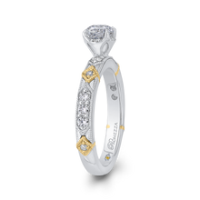 Load image into Gallery viewer, White and Yellow Gold Round Diamond Engagement Ring Promezza PR0202EC-44WY-.50
