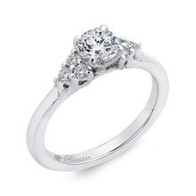 Load image into Gallery viewer, Classic Engagement Ring with Round Diamond Promezza PR0203EC-44W-.50
