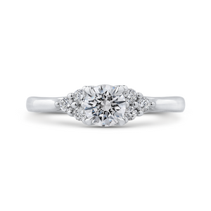 Classic Engagement Ring with Round Diamond Promezza PR0203EC-44W-.50