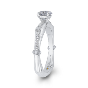 Diamond Engagement Ring in White Gold Promezza PR0204ECH-44W-.50