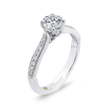 Load image into Gallery viewer, Round Ct Diamond Engagement Ring - Promezza PR0207ECH-44W-.75

