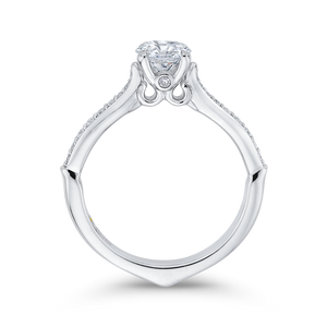 Round Ct Diamond Engagement Ring - Promezza PR0207ECH-44W-.75