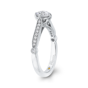 Round Diamond Engagement Ring Promezza PR0224ECH-44W-.50