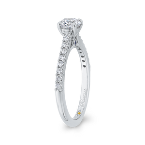 Cathedral Style Diamond Engagement Ring Promezza PR0227ECH-44W-.50
