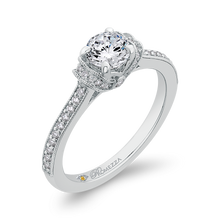Load image into Gallery viewer, Diamond Engagement Ring with Round Diamond Promezza PR0252ECH-44W-.50
