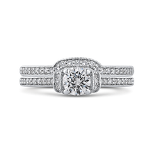 Load image into Gallery viewer, Diamond Engagement Ring with Round Diamond Promezza PR0252ECH-44W-.50
