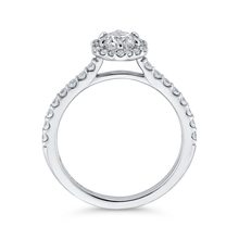 Load image into Gallery viewer, Octagon Shape Halo Engagement With Round Diamond Promezza PR0253ECH-44W-.50
