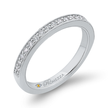 Load image into Gallery viewer, Channel and Pave Diamond Wedding Band Promezza PR0255BH-44W-.50
