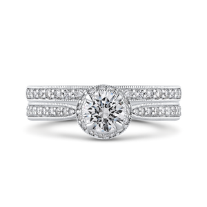 Round Diamond Engagement Ring Promezza PR0256ECH-44W-.50
