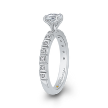 Load image into Gallery viewer, Engagement Ring with Round Cut Diamond Promezza PR0259EC-44W-.75
