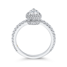 Load image into Gallery viewer, Engagement Ring with Pear Diamond Promezza PRA0251ECQ-44W-.75
