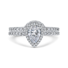 Load image into Gallery viewer, Engagement Ring with Pear Diamond Promezza PRA0251ECQ-44W-.75

