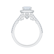 Load image into Gallery viewer, Emerald Cut Diamond Engagement Ring Promezza PRE0038EC-02W
