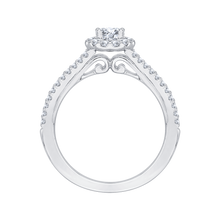 Load image into Gallery viewer, Split Shank Oval Diamond Engagement Ring Promezza PRO0065EC-02W
