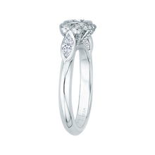 Load image into Gallery viewer, Oval Shape Diamond Engagement Ring Promezza PRO0145EC-44W-.50
