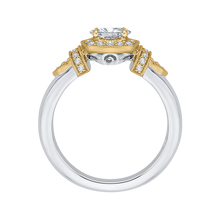Load image into Gallery viewer, White and Yellow Gold Oval Diamond Engagement Ring Promezza PRO0151EC-44WY-.50
